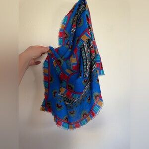 🌵 vintage Baar & Beards wool scarf made in Japan